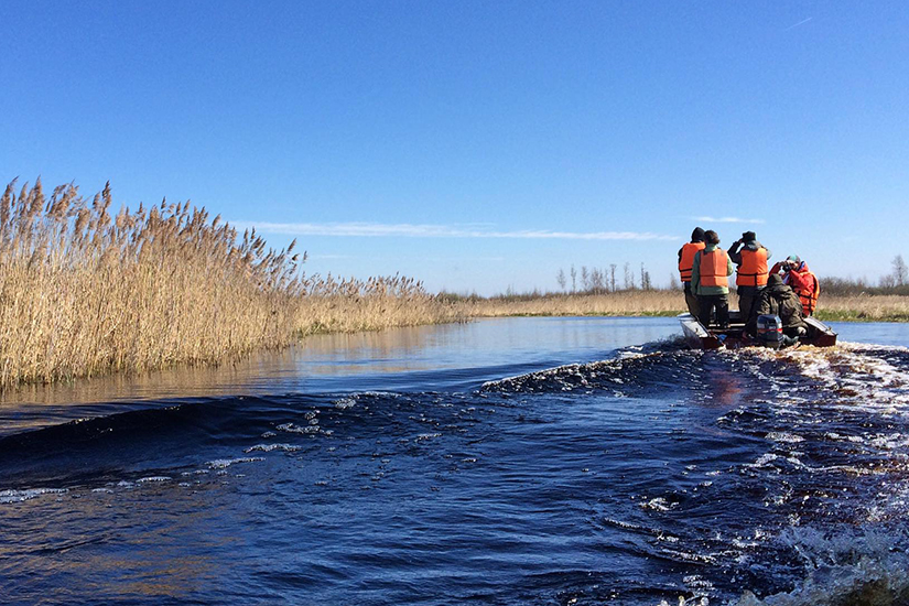 Водные учеты на оз.Цевло